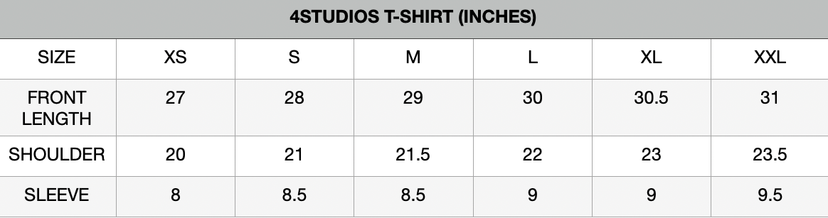 4Studios Toronto Red Two-Tone Tee