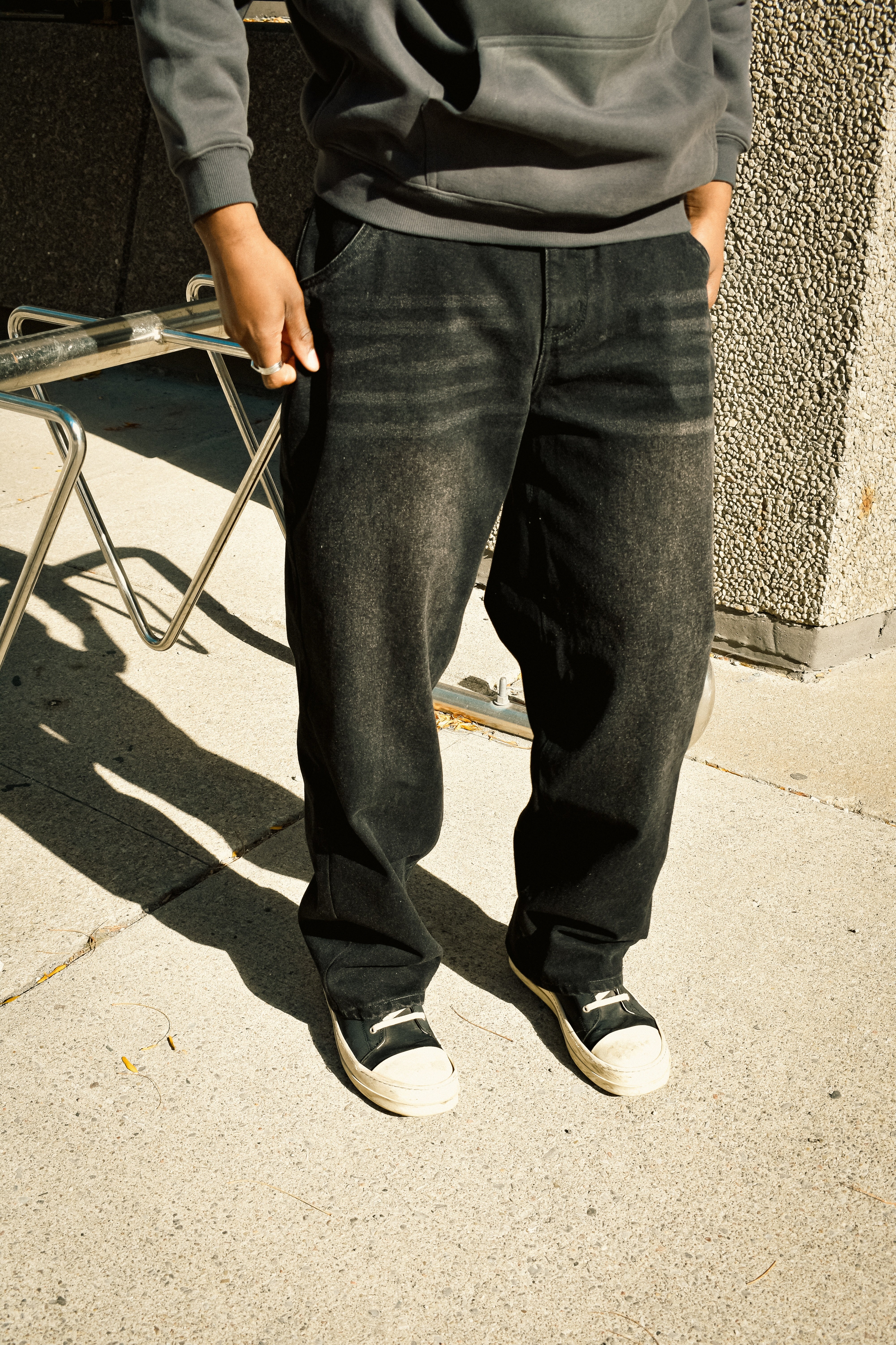 4Studios Hazy Denim - Black