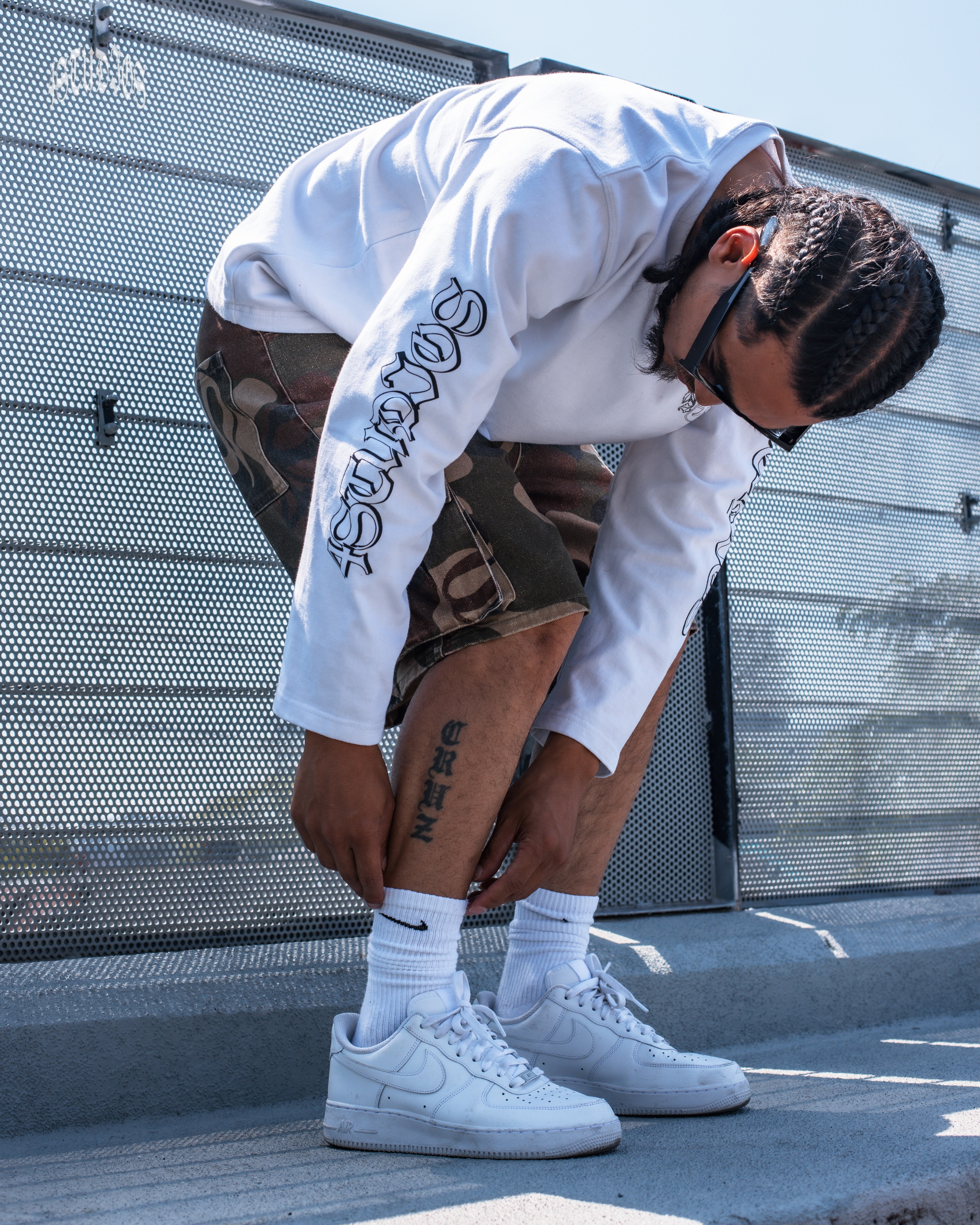 4Studios White Coat of Arms Longsleeve
