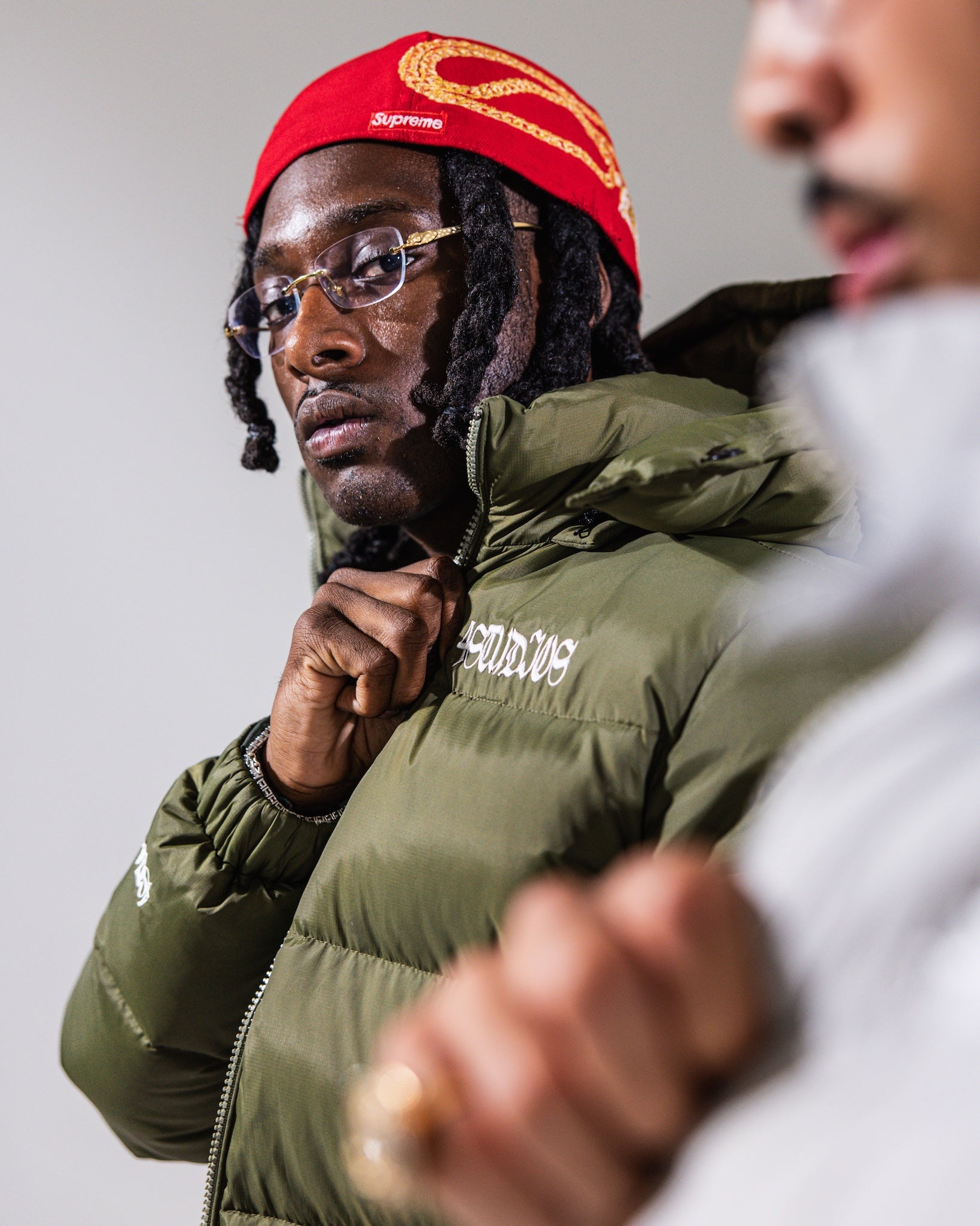 4Studios Big Baller Puffer - Military Green