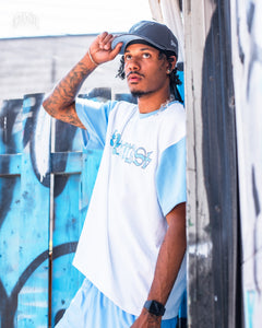 4Studios UNC Blue Two-Tone Tee