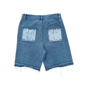4Studios Hazy Denim Shorts - Light Blue