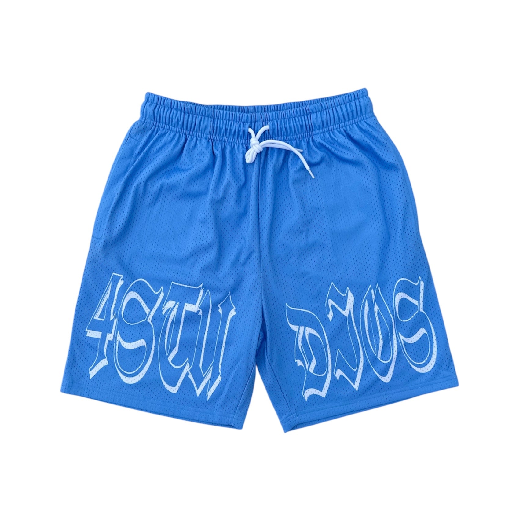 4Studios UNC Blue Mesh Shorts