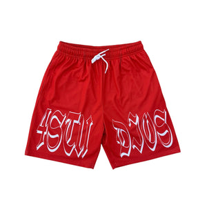 4Studios Toronto Red Mesh Shorts