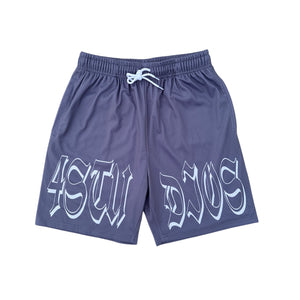 4Studios London Grey Mesh Shorts