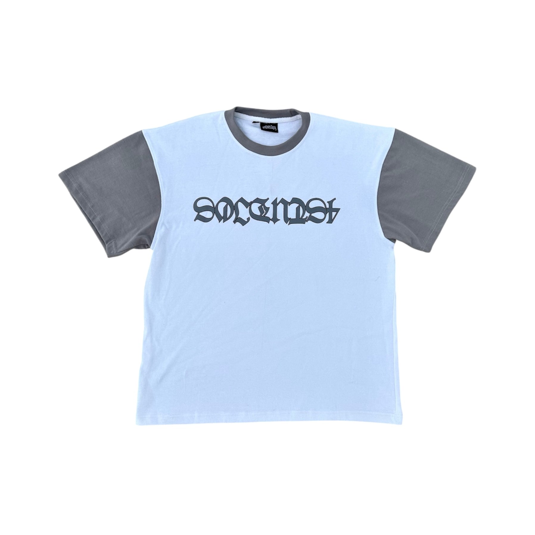 4Studios London Grey Two-Tone Tee