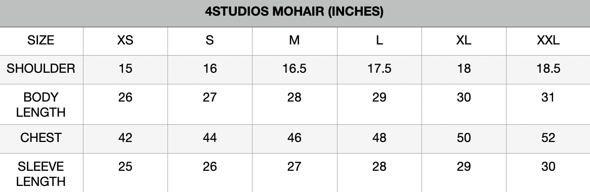 4Studios 4 The Function Mohair Hoodie