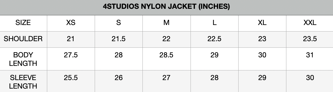 4Studios 4 The Roads Nylon Jacket - Baby Blue