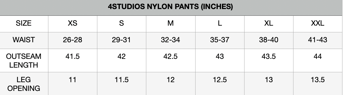 4Studios 4 The Roads Nylon Pants - Baby Blue